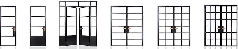Internal door configurations
